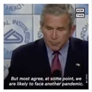 bush pandemic warning