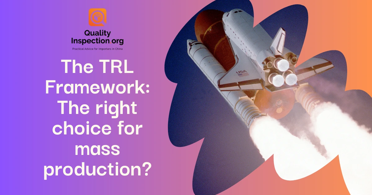 The TRL Framework: The right choice for mass production?