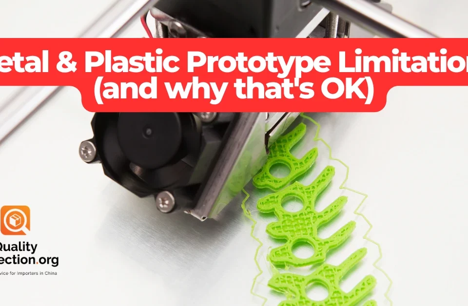 Metal and Plastic Prototype Limitations (and why that's OK)
