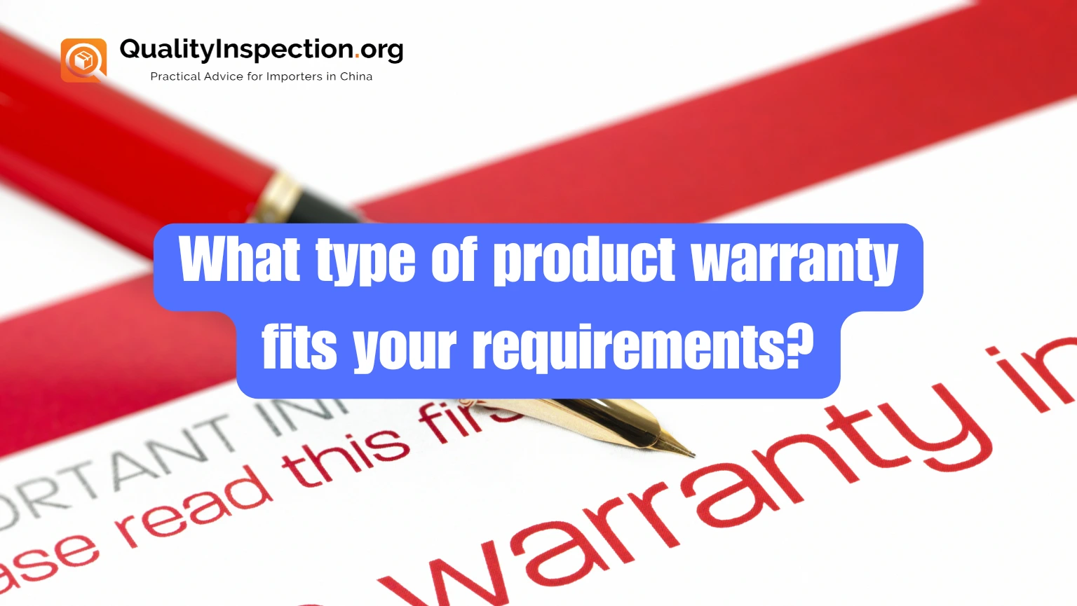 What type of product warranty fits your requirements?