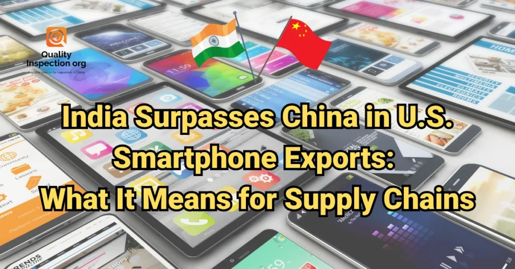 India Surpasses China in U.S. Smartphone Exports What It Means for Supply Chains