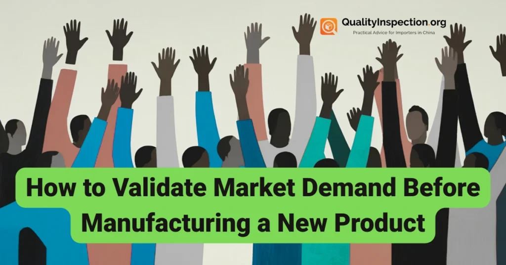 How to Validate Market Demand Before Manufacturing a New Product