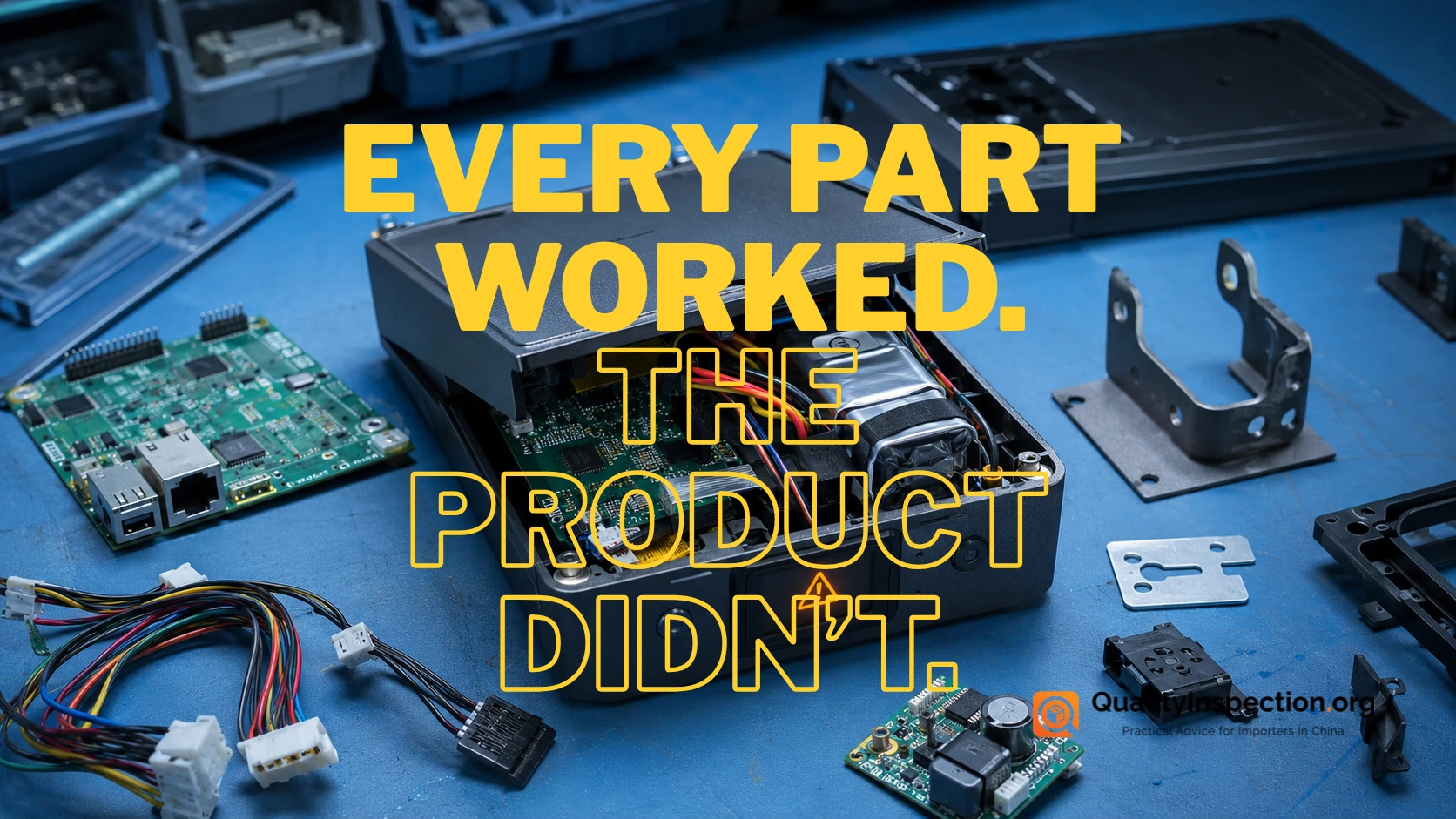 Every Component Works. So Why Does the Assembled Product Fail